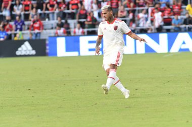 Flamengo Eintracht Frankfurt 'a karşı 12 Ocak 2019 Cumartesi günü Orlando City Stadyumu' nda. 