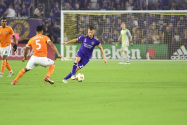 Orlando City SC, 22 Eylül 2018 'de Florida Exploria Stadyumu' nda Houston Dynamo 'yu ağırladı..
