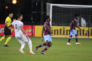 Real Salt Lake, 12 Temmuz 2020 'de Orlando Florida' da düzenlenen MLS Sırt Turnuvası sırasında Colorado Rapids ile karşı karşıya. 