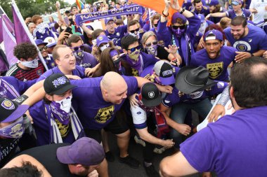 Orlando City 26 Temmuz 2018 'de Florida Exploria Stadyumu' nda NYC FC 'ye ev sahipliği yaptı. Fotoğraf: Marty Jean-Louis