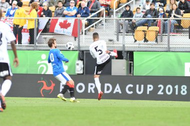 13 Ocak 2018 'de Orlando Florida' daki Spektrum Stadyumu 'nda düzenlenen Florida Kupası' nda Korucular Corinthianlara karşı..