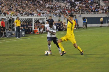 Paris Saint-Germain, Tottenham Hotspur 'a karşı 22 Temmuz 2017' de Orlando Florida 'daki Citrus Bowl' da.  