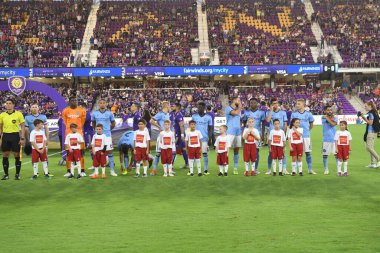 Orlando City 26 Temmuz 2018 'de Florida Exploria Stadyumu' nda NYC FC 'ye ev sahipliği yaptı. Fotoğraf: Marty Jean-Louis