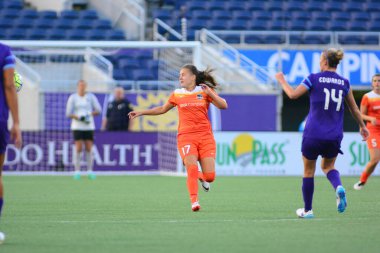 Orlando Pride sunucusu Houston Dash 23 Haziran 2016 'da Orlando Florida' daki Dünya Kampı Stadyumu 'nda..