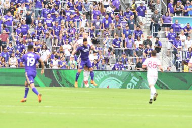 Orlando City, 31 Mart 2018 'de Orlando Florida' daki Exploria Stadyumu 'nda New York Red Bulls' a ev sahipliği yaptı..  