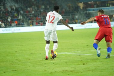 Amerikan Futbol Takımı 15 Kasım 2019 Cuma günü Orlando Florida 'daki Exploria Stadyumu' nda oynanan Concacaf Uluslar Ligi karşılaşmasında Kanada 'ya ev sahipliği yapmaktadır.