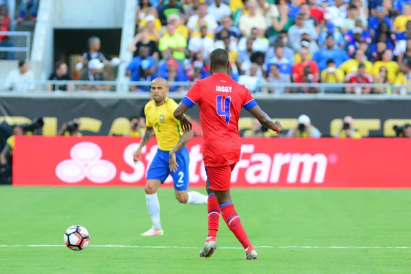 Brésil Affronte Haïti Lors Centenario Copa America Orlando Floride Camping — Photo