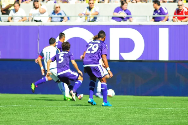 Orlando City Host Real Salt Lake Citrus Bowl Orlando Φλόριντα — Φωτογραφία Αρχείου