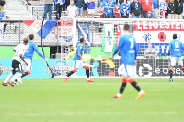 Rangers Corinthians Durante Copa Flórida Spectrum Stadium Janeiro 2018 Orlando — Fotografia de Stock