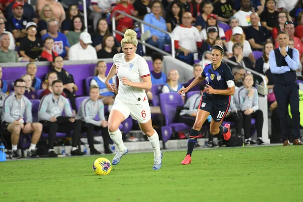 5 Mart 2020 'de Orlando Florida' daki Exploria Stadyumu 'nda düzenlenen 2020 SheBelieves Kupası' nda ABD - İngiltere Karşılaşması 