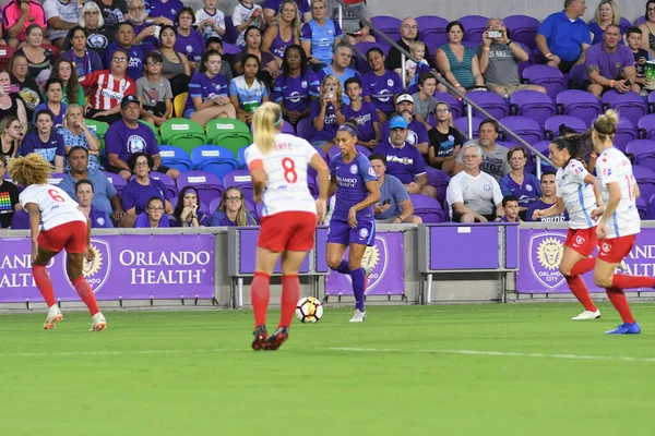 Orland Pride Värd För Chicago Red Stars Exploria Stadium Den — Stockfoto