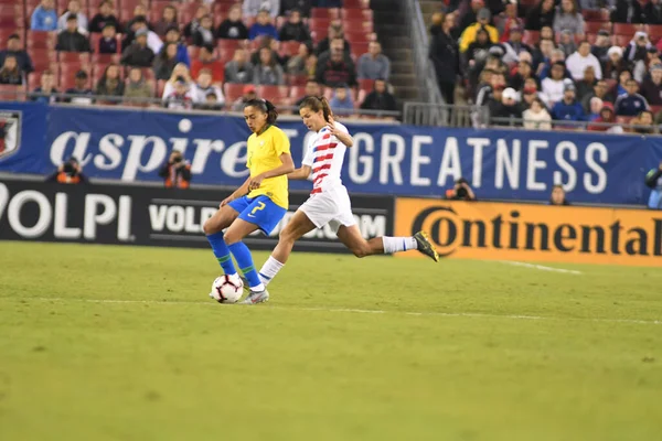 Shebelieves Cup Finale Met Usa Brazilië Raymond James Stadium Tampa — Stockfoto