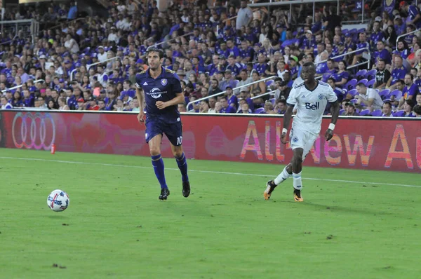 Orlando City Acoge Las Whitecaps Vancouver Orlando City Stadium Agosto —  Fotos de Stock