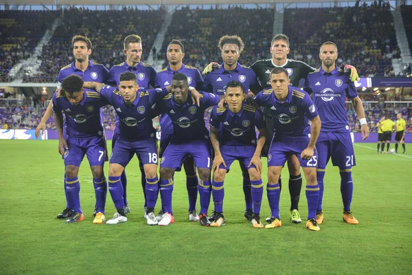 Orlando City Acoge Las Whitecaps Vancouver Orlando City Stadium Agosto — Foto de Stock