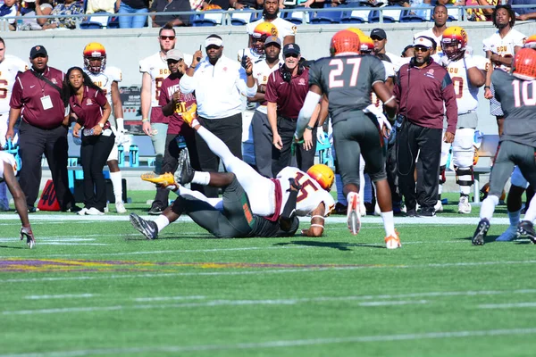 Florida Rattlers Affrontare Bethune Cookman Wildcats Scavato Classici Della Florida — Foto Stock