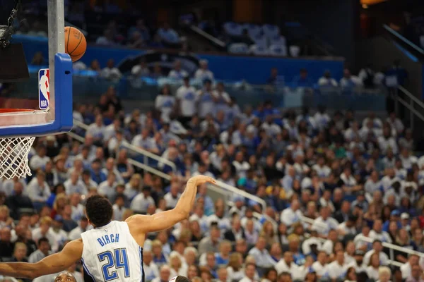 Orlando Magic Hosts Toronto Rapters Během Prvního Kola Play Nba — Stock fotografie