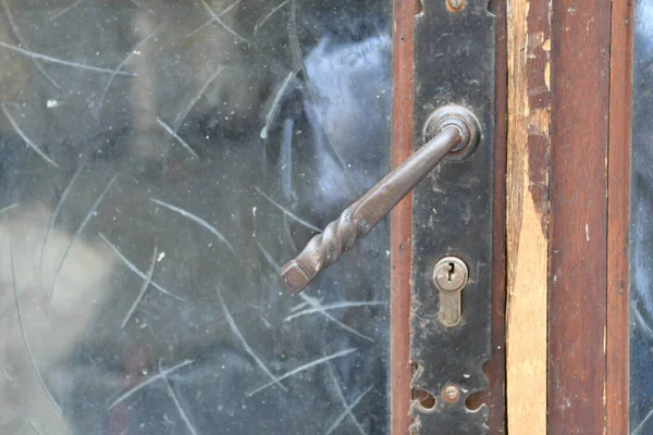 View Old Door Lock — Stock Photo, Image