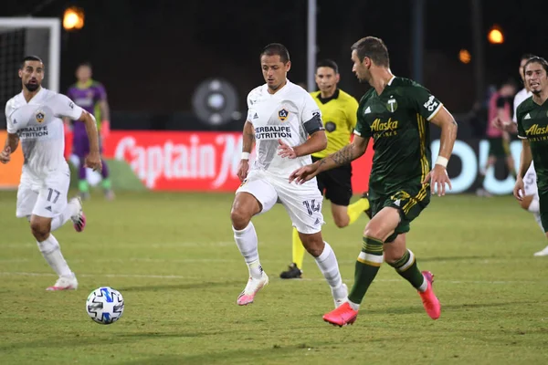 Galaxy Enfrenta Portland Timbers Durante Mls Back Tournament Espn Wild — Fotografia de Stock