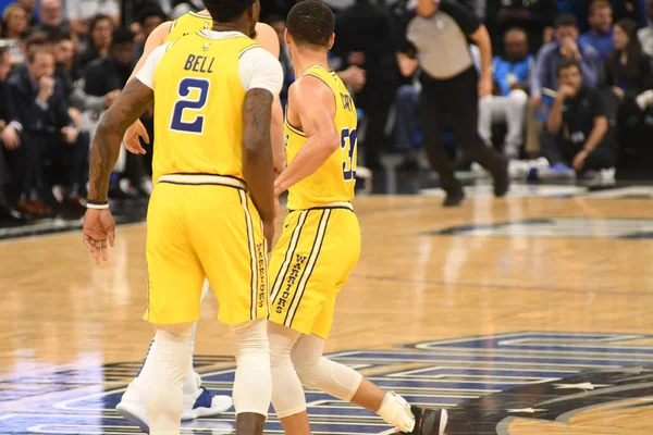 Orlando Magic Hostí Zlaté Státní Bojovníky Amway Center Orlandu Floridě — Stock fotografie