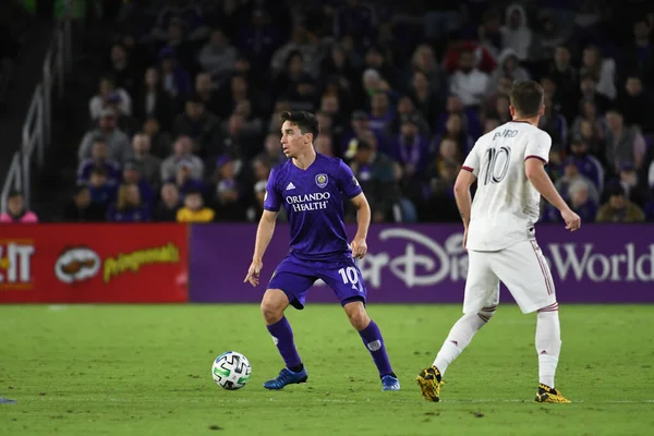 Orlando City Empfängt Real Salt Lake Exploria Stadium Samstag Den — Stockfoto