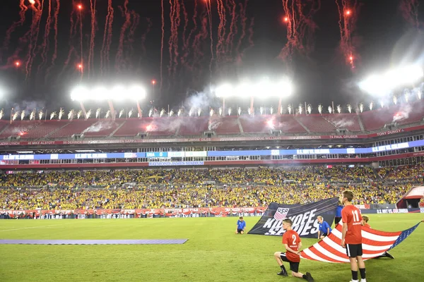 ABD Kolombiya 'ya karşı Raymond James Stadyumu' nda 11 Ekim 2018 'de. 