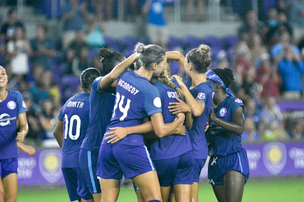 Orlando Pride 12 Ağustos 2017 'de Orlando City Stadyumu' nda New Jersey Sky Blue FC 'ye ev sahipliği yapmaktadır..  