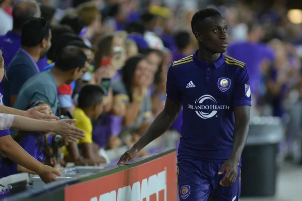 Orlando City Empfängt Columbus Crew Oktober 2017 Orlando City Stadium — Stockfoto