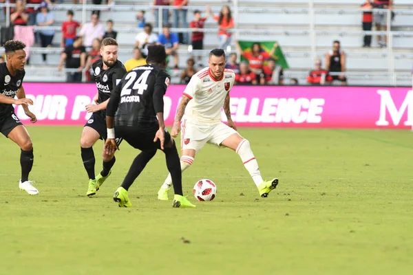 Flamengo Eintracht Frankfurt Allo Orlando City Stadium Sabato Gennaio 2019 — Foto Stock