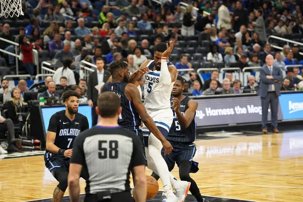 Orlando Magic Accueille Les Timberwolves Minnesota Amway Center Vendredi Février — Photo