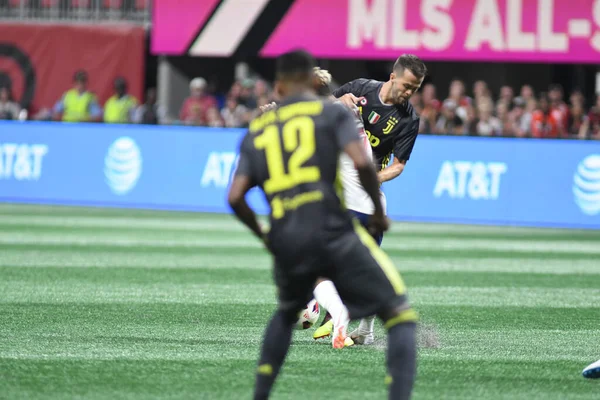 Mls All Star Juventus Mercedez Benz Stadium Atlanta Georgia Den — Stockfoto