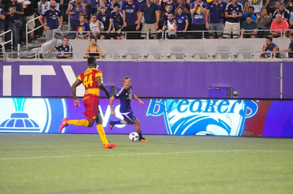 Orlando City Hospeda Fort Lauderdale Strikers Estádio Mundial Camping Orlando — Fotografia de Stock