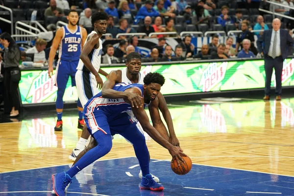 Orlando Magic Hosts Philadelphia 76Ers Amway Center Orlando Florida Sunday — Stock Photo, Image