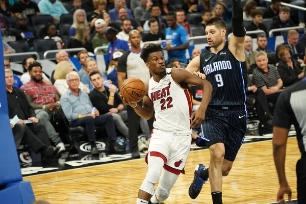 Jogo Basquete Temporada Nba Orlando Magic Miami Heat Janeiro 2020 — Fotografia de Stock