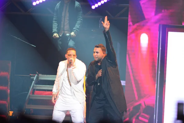 Daddy Yankee Don Omar Concerto Amway Center Orlando Florida Agosto — Fotografia de Stock