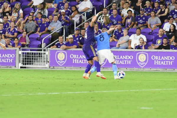 Orlando City 26 Temmuz 2018 'de Florida Exploria Stadyumu' nda NYC FC 'ye ev sahipliği yaptı. Fotoğraf: Marty Jean-Louis