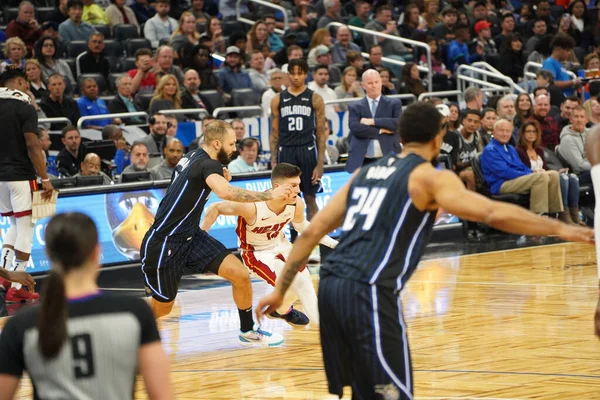 Orlando Magic Accueille Heat Miami Amway Center Orlando Floride Samedi — Photo