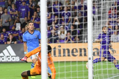 Orlando City 26 Temmuz 2018 'de Florida Exploria Stadyumu' nda NYC FC 'ye ev sahipliği yaptı. Fotoğraf: Marty Jean-Louis