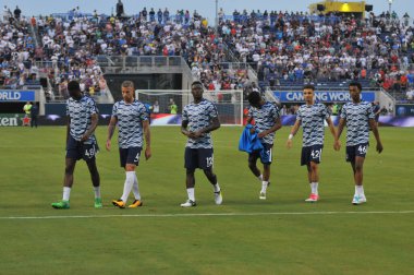 Paris Saint-Germain, Tottenham Hotspur 'a karşı 22 Temmuz 2017' de Orlando Florida 'daki Citrus Bowl' da.  