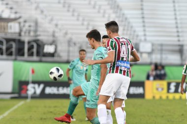 Fluminense, Florida Kupası 'nda 15 Ocak 2018' de Orlando Florida 'da oynanan Spektrum Stadyumu' nda Barcelona SC 'ye karşı..