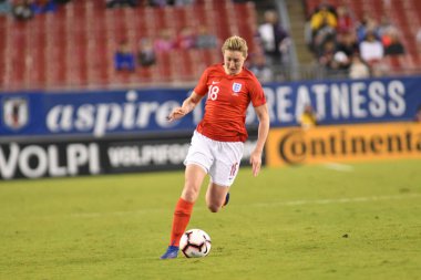 Japonya, İngiltere 'ye karşı Raymond James Stadyumu' nda 5 Mart 2019 'da Tampa Florida' da.  