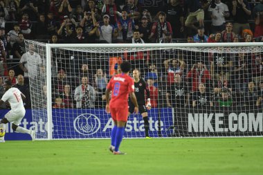 Amerikan Futbol Takımı 15 Kasım 2019 Cuma günü Orlando Florida 'daki Exploria Stadyumu' nda oynanan Concacaf Uluslar Ligi karşılaşmasında Kanada 'ya ev sahipliği yapmaktadır.
