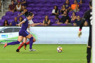 Orland Pride, 25 Ağustos 2018 'de Orlando Florida' daki Exploria Stadyumu 'nda Chicago Red Stars' a ev sahipliği yapıyor..  