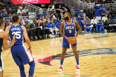 Orlando Magic 13 Ekim 2019 'da Florida, Orlando' daki Amway Center 'da Philadelphia 76ers' a ev sahipliği yaptı..  