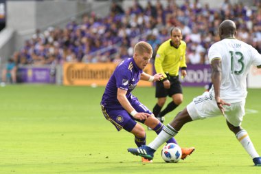 Orlando City 8 Nisan 2018 'de Orlando Florida' daki Exploria Stadyumu 'nda Portland Timbers' a ev sahipliği yaptı.. 