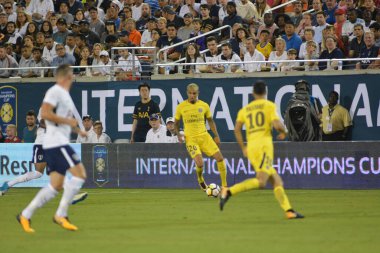 Paris Saint-Germain, Tottenham Hotspur 'a karşı 22 Temmuz 2017' de Orlando Florida 'daki Citrus Bowl' da.   