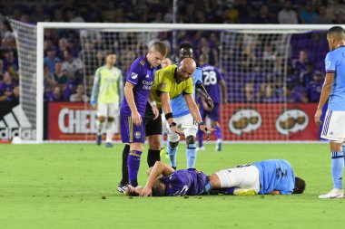 Orlando City 26 Temmuz 2018 'de Florida Exploria Stadyumu' nda NYC FC 'ye ev sahipliği yaptı. Fotoğraf: Marty Jean-Louis