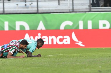 Fluminense, Florida Kupası 'nda 15 Ocak 2018' de Orlando Florida 'da oynanan Spektrum Stadyumu' nda Barcelona SC 'ye karşı..