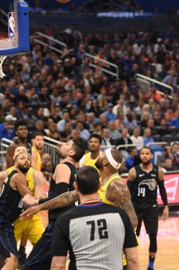Orlando Magic, 28 Şubat 2019 Perşembe günü Orlando Florida 'daki Amway Center' da Golden State Warriors 'a ev sahipliği yaptı.. 