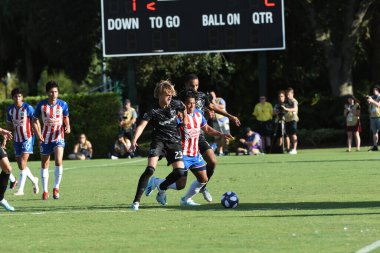 30 Temmuz 2019 'da Orlando Florida' daki Disney 'in Vahşi Spor Dünyası' nda düzenlenen MLS Allstar Haftası sırasında MLS Homegrown oyunu.