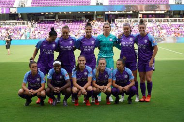 Orlando Pride 14 Nisan 2019 'da Orlando City Stadyumu' nda Portand Thorns 'a ev sahipliği yapıyor..